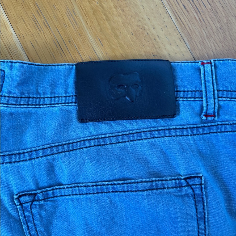 Men's Marco Pescarolo Lightweight Blue Relaxed Jeans W36 - Picture 11 of 14